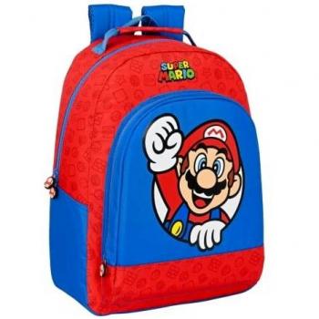 Mochila Escolar SUPER MARIO – 42CM adaptable a carro Safta 2023