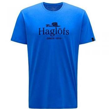 Camp Tee Herren Bio Baumwolle von Haglöf – Storm Blue, L