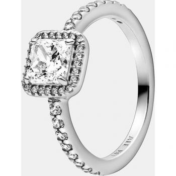 Pandora Silver Sparkle Halo Ring