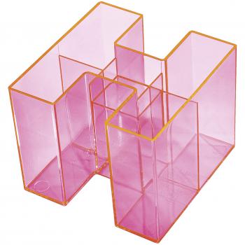 HAN Schreibtischorganizer BRAVO – trendy und hochglänzend, 5 Fächer, weiß