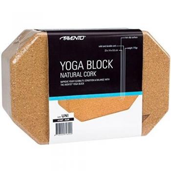 Brown Avento Cork Yoga Block – Unisex Size