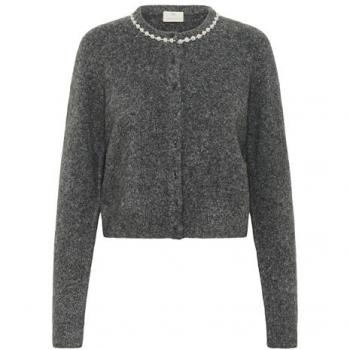 Kaffe KAroxy Grey Cardigan, Size S (Female)