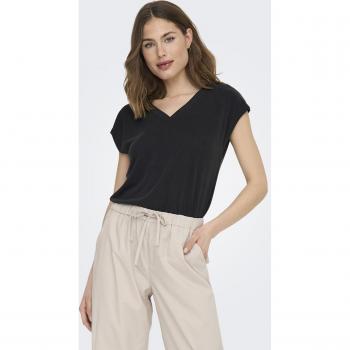 T-Shirt Manica Corta Scollo a V Only