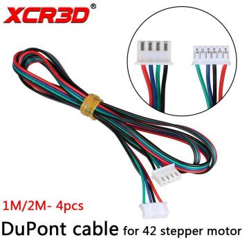 XCR3D Stepper Motor Connector Cables 1M/2M 4pin to 6pin