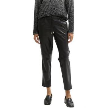 Tom Tailor Pantaloni Donna Loose Fit Neri