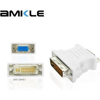 Module Convertisseur Amkle DVI vers VGA 1080p, 24+5 Broches