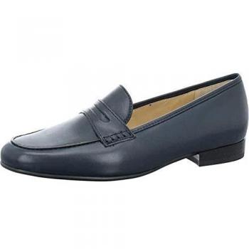Ara Damen Slipper KENT, eleganter Halbschuh in Blau, 42 EU