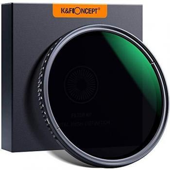 Filtre ND8‑2000 K&F 82 mm pour objectif photo