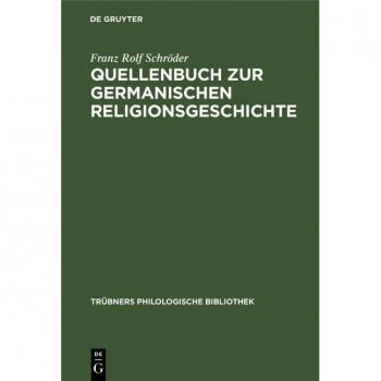 Vitalsource Technologies, Inc. Quellenbuch zur germanischen Religionsgeschichte