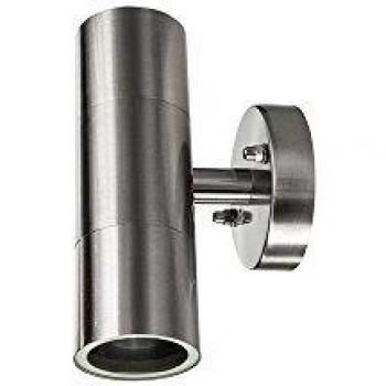 Lampada da Parete Teti Silver con 2 Fonti di Luce GU10