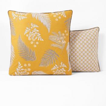 Federa per guanciale 63x63 cm Fougère in percalle di cotone