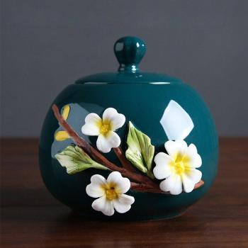 Moisture-Proof Hand-Carved Tea Canister