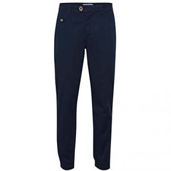 Solid Chinohose SDBishop Herren Regular-Fit Baumwoll-Stretch blau Gr. 32/30