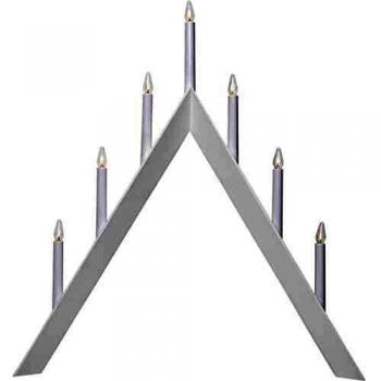 STAR TRADING Bougeoir Arrow 64,5cm blanc