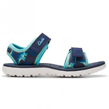 Navy Surfing Tide Sandals for Boys