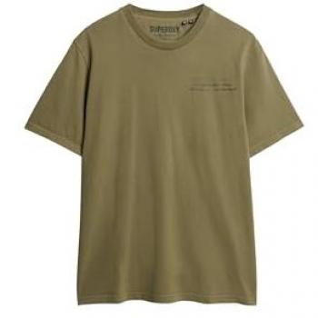 Herren T-Shirt Superdry Utility Sport Graphic – Größe M, Olive Night