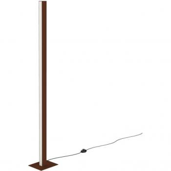 Lámpara de pie Linear de metal corten 30W 4000K