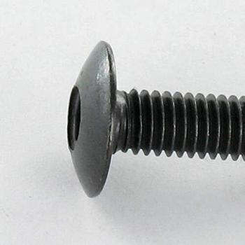 Vis Tête Ronde Large M6x45 Clé de 4 Acier Zingué