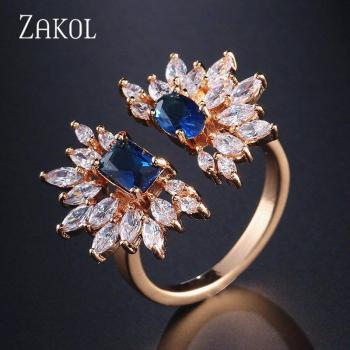 Bague de Mariage Jaune en Zircon Cubique pour Femme FSRP2109