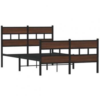 VidaXL Compact Bed Frame without Mattress 120x190 cm Small Double