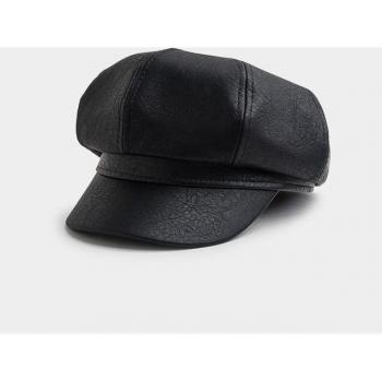 Solid Plain Newsboy Cap for Men