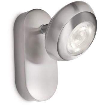 Philips 4‑Watt LED Wandspot – mattes Chrom, 571701716, 230 lm