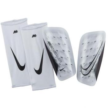 Mercurial Lite Shin Guard Set – White/Black Edition