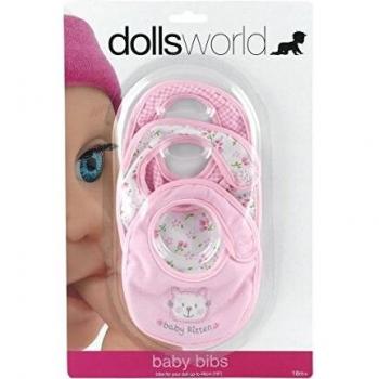 Dollsworld Baberos para muñecas