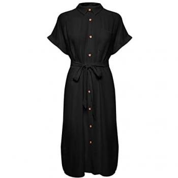 Blusenkleid FRANSA Blusenkleid FRAtel Gr. XS, schwarz