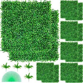 Recinzione Artificiale Bosso 12 Pezzi 50,8 x 50,8 cm