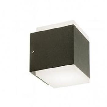 LED Wandleuchte Tango-Line, 12W, neutralweiß, IP54, Graphit