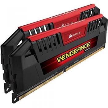 Corsair 16 Go (2 x 8 Go) Rouge Mémoire Vengeance Pro Series DDR3 pour ordinateur de bureau 1600 MHz CL9 avec profil XMP