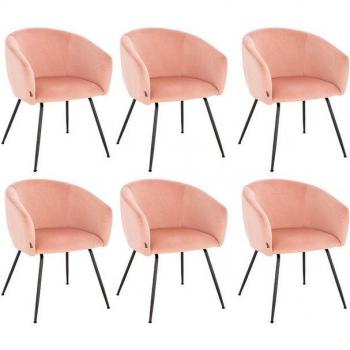 ARIA Home Deluxe Samt‑Polsterstuhleszimmer