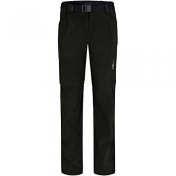 SportFit Damen Radhose GONSO Ruth – Kurz 25, Schwarz, zipp‑off mit Gürtel