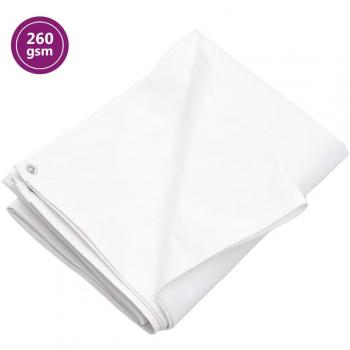 Telone Premium, Protezione impermeabile copertura 260 g/m² 4x6 m Bianco HDPE vidaXL 33023