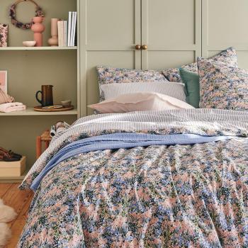 Essix Parure de lit multicolore en percale de coton 140x200