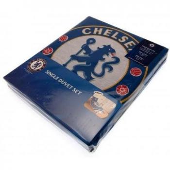 Chelsea FC Blue Single Duvet Bedding Ensemble