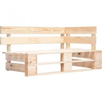 Banco Palet Madera para Jardín 110x65
