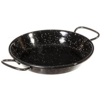 Paellera de Metal Garcima, Negro, 30 x 10 x 30 cm, 10 Pack