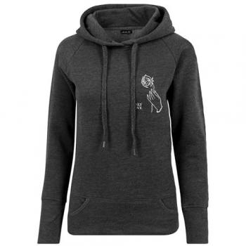Miss Tee Only Love Hoodie Charcoal Size M Women’s