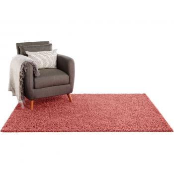 Alfombra Swirly Rosa de Pelo Lento Benuta 120x170