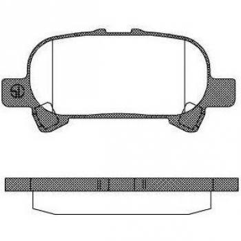 High-Performance Ceramic Brake Pads for 2000-2007 Toyota Avalon