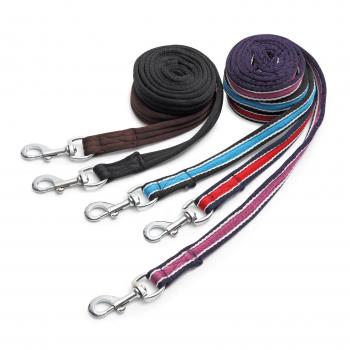 Shires Black Web Lead Cushion Rein