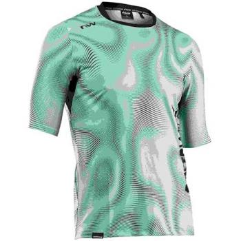 Northwave Bomb Doppler Radtrikot Kurzarm Surf Blau 2024