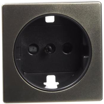Tapa enchufe 2P+TT cava+ grafito SIMON 82041-34
