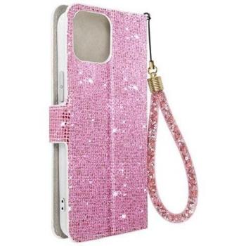 Custodia Portafoglio a Disco Rosa per iPhone 15