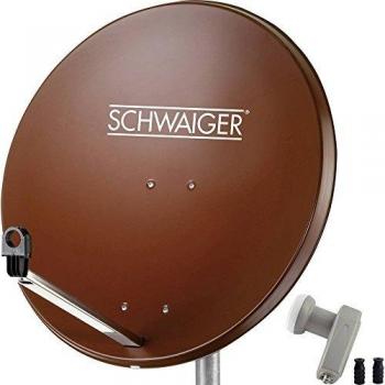 Schwaiger SPI9962SET2 Sistema SAT senza ricevitore – 2 utenti, 80 cm