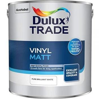 Dulux Trade Vinyl Matt Pure Brilliant White (2011) 2.5ltr