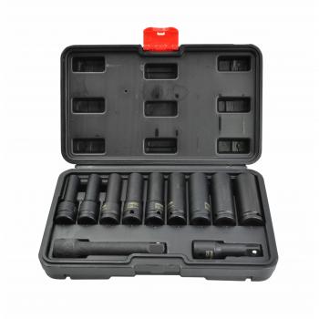 Awtools kit di bussole ad impatto 1/2 lunghe 11 pezzi linea nera