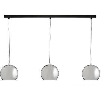 Pendelleuchte FRANDSEN Ball Track 3er Chrom Finish